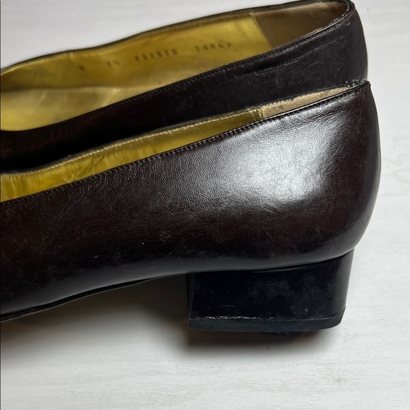 Bruno Magli Women's Dark Brown Leather Heels - Picture 4 of 7